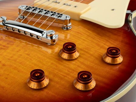 Sire Larry Carlton L7V Tobacco Sunburst met P90 soapbar elementen