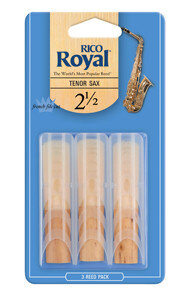 3 D&#039;Addario Rico Royal rieten voor Tenorsax, maat 1.5, 2.0 of 3.0