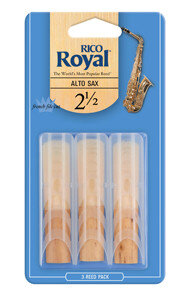 3 Rico Royal rieten voor altsax, maat 1.5, 2.0, 2.5 of 3.0