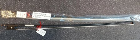 Warshall carbon strijkstok voor 4/4 viool WV880C