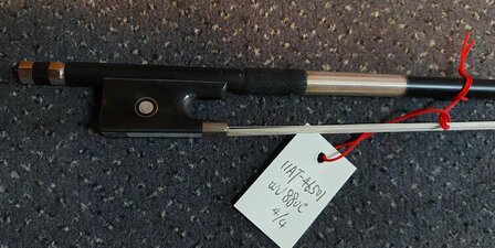 Warshall carbon strijkstok voor 4/4 viool WV880C