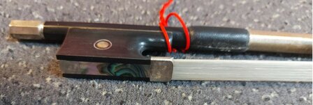 Warchal carbon fiber vioolstrijkstok 4/4 WV950C