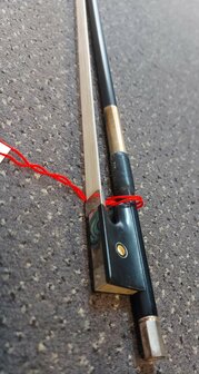 Warchal carbon fiber vioolstrijkstok 4/4 WV950C