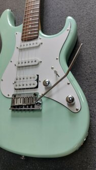 Cort G260-DX E-gitaar, sea foam green