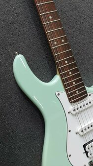 Cort G260-DX E-gitaar, sea foam green