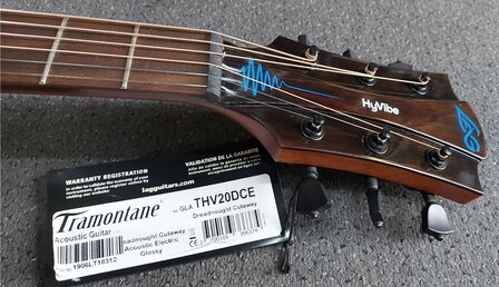 L&acirc;g Tramontane Hyvibe 20 Glossy, Smart Guitar 