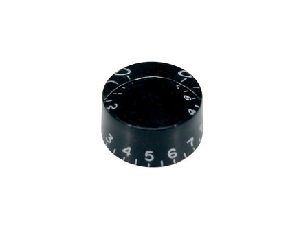 Speed knob (hatbox) transparant; zwart of wit