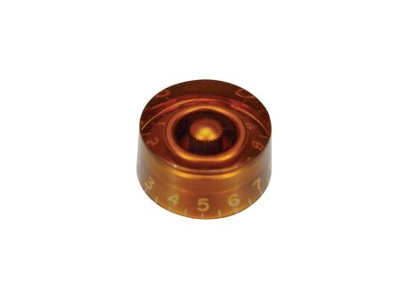 Speed knop (hatbox) transparant; zwart of wit