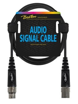 Audio signal cable, XLR-f / XLR-m, 75 cm
