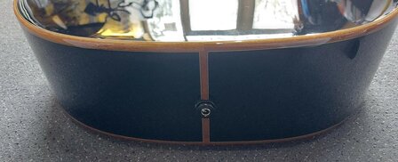 L&acirc;g T100DCE Tramontane dreadnought met element, zwart