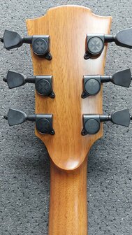 L&acirc;g T100DCE Tramontane dreadnought met element, zwart