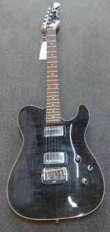 G&amp;L Asat DeLuxe Tribute Transluced Black 'carved top'