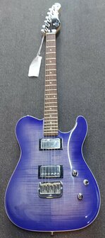 G&amp;L Asat DeLuxe Carved Top, BBS Brigth Blueburst