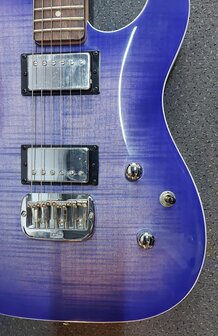 G&amp;L Asat DeLuxe Carved Top, BBS Brigth Blueburst