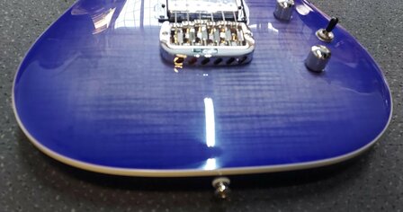 G&amp;L Asat DeLuxe Carved Top, BBS Brigth Blueburst