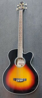 Takamine GB72CEBSB electro-akoestische basgitaar Brown Sunburst