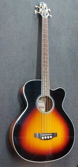 Takamine GB72CEBSB electro-akoestische basgitaar Brown Sunburst