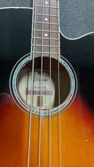 Takamine GB72CEBSB electro-akoestische basgitaar Brown Sunburst
