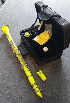 Klarinet Bb (Bes / Sib), B&ouml;hmsysteem, Colorline, Geel