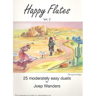 Happy Flutes Vol 2, 25 fluitduetten met aandacht voor diverse stijlen
