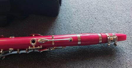 Klarinet Bb (Bes / Sib), B&ouml;hmsysteem, Colorline, rood