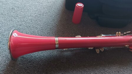 Klarinet Bb (Bes / Sib), B&ouml;hmsysteem, Colorline, rood