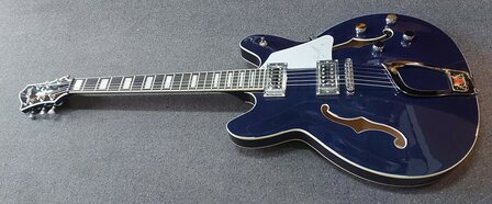 Hagstrom Super Viking, Dark Baltic Sea Flame, Limited edition 