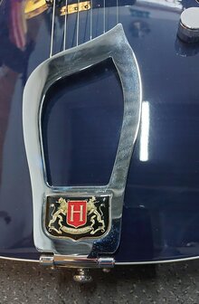 Hagstrom Super Viking, Dark Baltic Sea Flame, Limited edition 