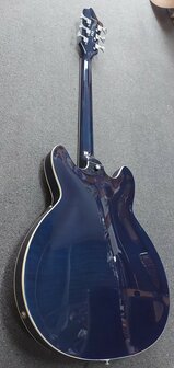 Hagstrom Super Viking, Dark Baltic Sea Flame, Limited edition 