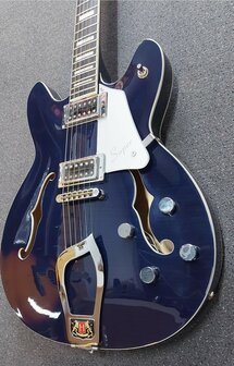 Hagstrom Super Viking, Dark Baltic Sea Flame, Limited edition 