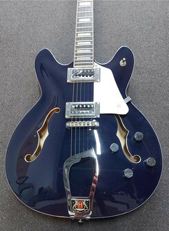 Hagstrom Super Viking, Dark Baltic Sea Flame, Limited edition 