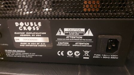 Kustom 100W All Tube Head DOUBLE CROSS, showmodel