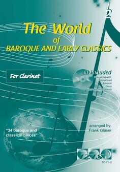 The world of baroque and early classics voor klarinet, deel 2