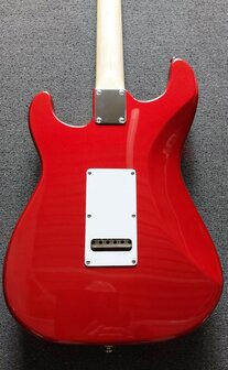 G&amp;L Legacy Candy Apple Red RW, matching headstock