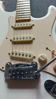 G&amp;L Legacy USA White MP met stevige Tolex Case en certificaat van echtheid