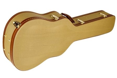 Tweed koffer voor akoestische dreadnought gitaar