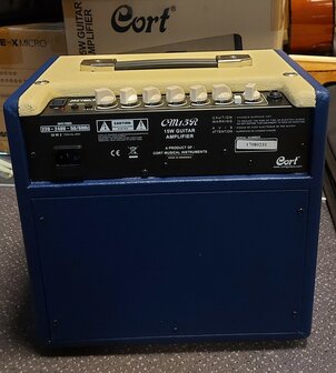  CORT E-Gitaarcombo versterker, CM15R, Dark Blue, 15W met reverb