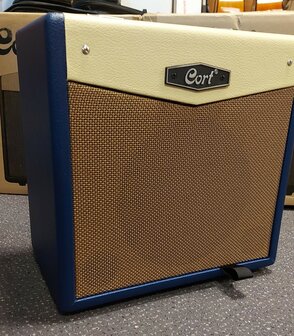  CORT E-Gitaarcombo versterker, CM15R, Dark Blue, 15W met reverb