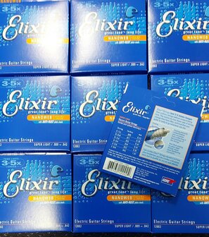 Elixir 009 gecoate snaren nanoweb elektr gitaar 12002 super light 