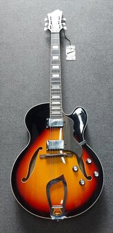 Hagstrom HJ800 hollowbody 3-tone sunburst