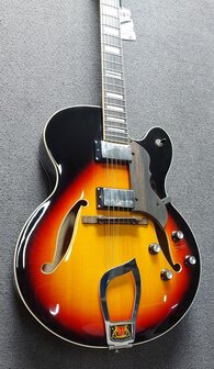 Hagstrom HJ800 hollowbody 3-tone sunburst