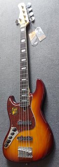 Sire Marcus Miller V7+ 2nd Gen linkshandig 5-snarig Tobacco Sunburst