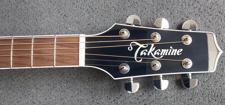 Takamine EF341SC elektro-akoestische western gitaar zwart, nu met kofferkeuze