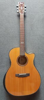 Cort GAMY electro-akoestische Folkgitaar, natuur