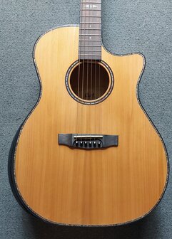 Cort GAMY electro-akoestische Folkgitaar, natuur