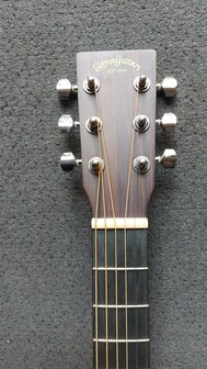 Sigma TM-15+ Traveler gitaar massief mahonie met dikke hoes
