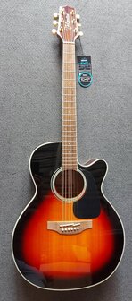 Takamine GN51CEBSB electro-akoestische Grand Auditorium met cutaway, brown sunburst