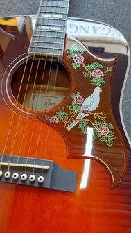 SIGMA GUITARS DA-SG7 Hummingbird darkburst, nu met koffer
