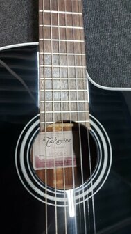 Takamine GC2CE-BLK electro-akoestische nylonsnarige gitaar