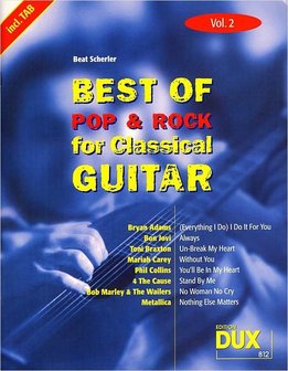 Best of Pop &amp; Rock for Classical Guitar, Vol 2
